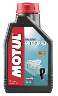 Олива моторна Outboard 2T, 1л. MOTUL 851811