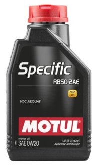 Олива Spec RBS0-2AE SAE 0W20 1 L MOTUL 867411