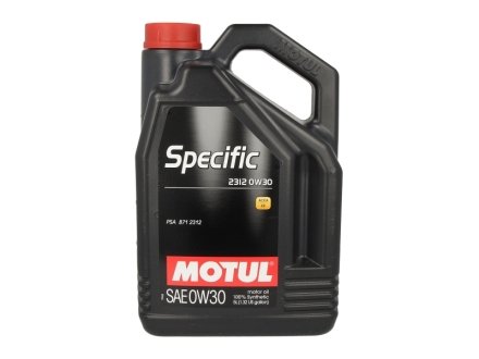 Масло моторное Specific 2312 0W-30 (5 л) MOTUL 867551