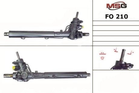 Рульова рейка з ГПК нова FORD GALAXY (WGR) 95-00;SEAT ALHAMBRA (7V8, 7V9) 96-00;VW SHARAN (7M8, 7M9, 7M6) MSG FO210 (фото 1)