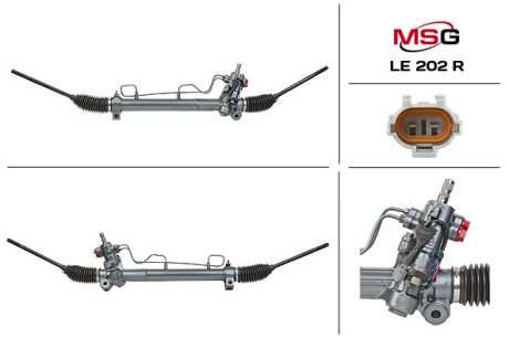 Рульова рейка з ГПК відновлена LEXUS ES 91-97 MSG LE202R (фото 1)