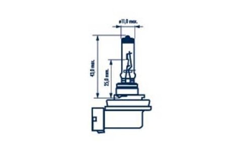 H11 LONG LIFE 12V 65W PGJ19-2 NARVA 48078