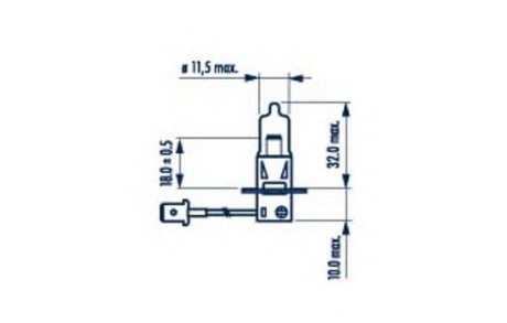 H3 24V 70W PK22s NARVA 48700