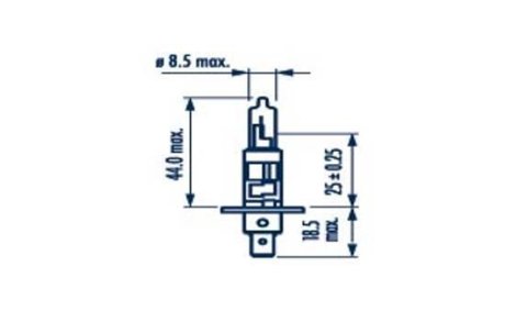 Автолампа H1 HD 24V 70W NARVA 48708