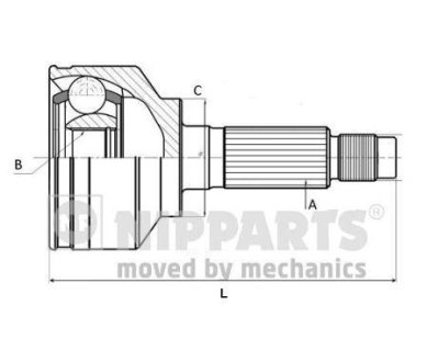 ШРУС NIPPARTS J2820906