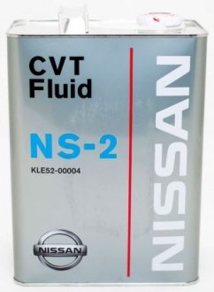 Олива трансмісійна CVT Fluid NS-2, 4л. NISSAN KLE5200004 (фото 1)