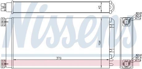 Радиатор пічки MAN TG-L (05-) | MAN TG-M (05-) | MAN TG-S (07-) | MAN TG-X (07-) | NISSENS 71926 (фото 1)