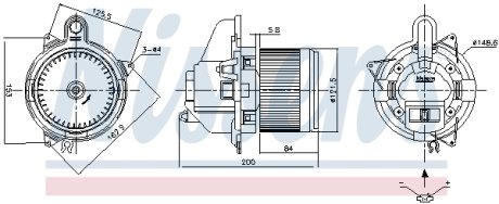 Вентилятор NISSENS 87501 (фото 1)