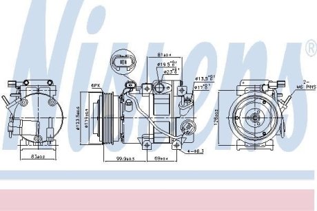 Компресор кондиціонера First Fit NISSENS 890151