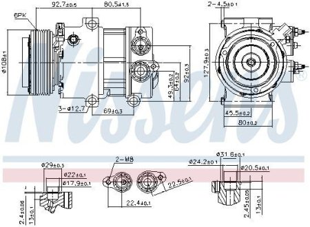 Компресор кондиціонера First Fit NISSENS 890179