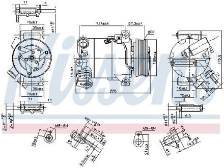 Компресор кондиціонера First Fit NISSENS 890215 (фото 1)