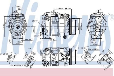 Компресор кондиціонера First Fit NISSENS 890218 (фото 1)