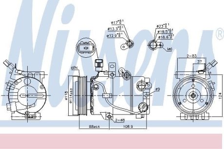 Компресор кондиціонера First Fit NISSENS 890243