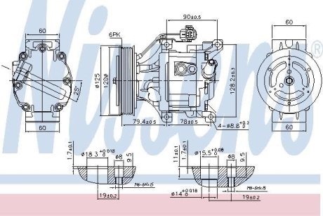 Компрессор кондиціонера First Fit NISSENS 890323