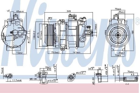 Компрессор кондиціонера First Fit NISSENS 890359