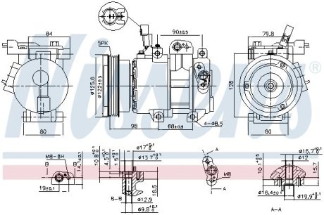 Компресор кондиціонера NISSENS 890684