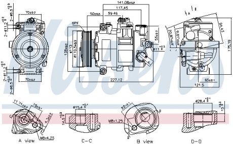 Компрессор кондиціонера First Fit NISSENS 890757