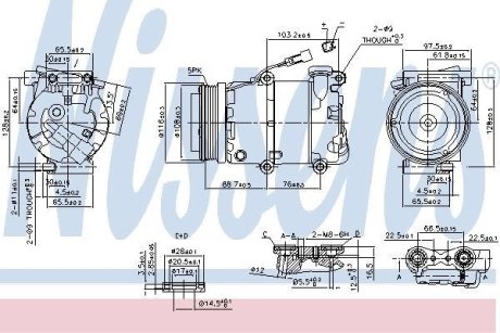 Компрессор кондиціонера First Fit NISSENS 89234