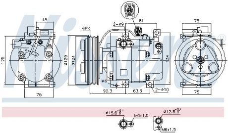 Компрессор кондиціонера First Fit NISSENS 89311