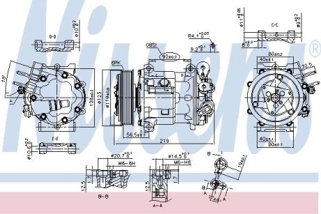 Компрессор кондиціонера First Fit NISSENS 89404