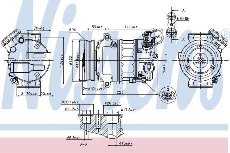 Компрессор кондиціонера First Fit NISSENS 89420