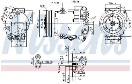 Компрессор кондиціонера First Fit NISSENS 89425