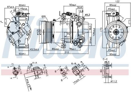 Компрессор кондиціонера First Fit NISSENS 89443