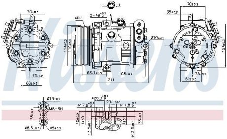 Компресор кондиціонера First Fit NISSENS 89503