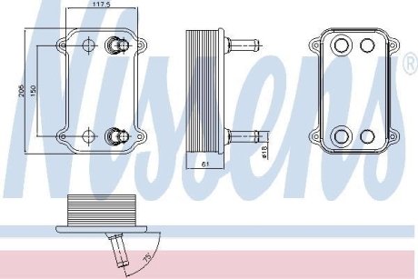 Автозапчасть NISSENS 90735