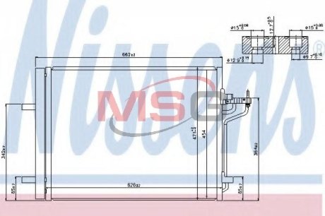 Радіатор кондиціонера First Fit NISSENS 940183