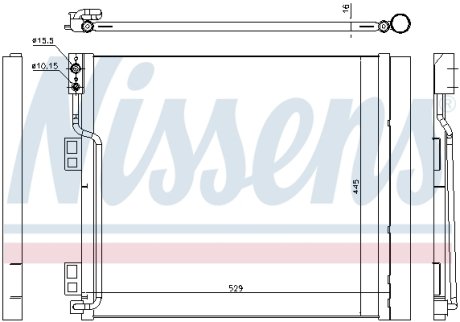 Конденсер кондиціонера NISSENS 940386