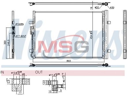 Радіатор кондиціонера First Fit NISSENS 941183 (фото 1)