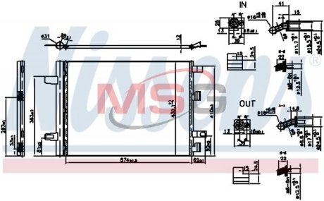 Радиатор кондиціонера First Fit NISSENS 941194 (фото 1)