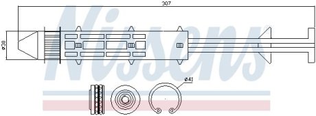 Осушувач кондицiонера NISSENS 95319