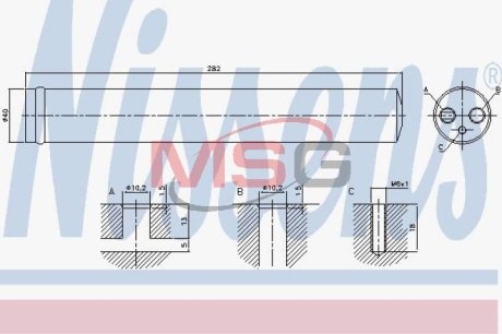 Осушувач NISSENS 95525