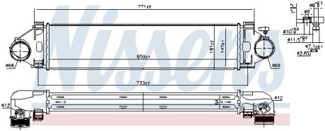 Радиатор наддуву NISSENS 961501