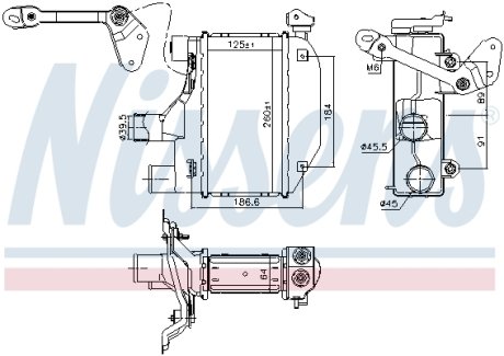 Радиатор наддуву NISSENS 96164