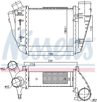 Радиатор наддуву NISSENS 96678