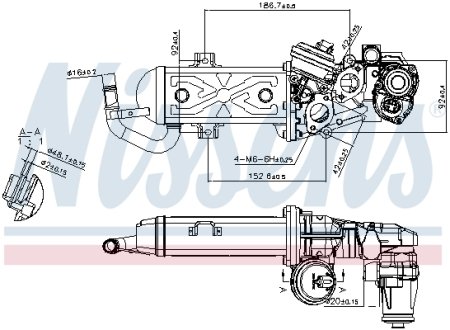 Клапан рециркуляціі ВГ (EGR) First Fit NISSENS 98178 (фото 1)