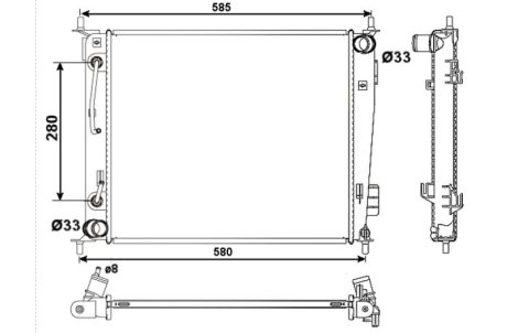 Радіатор NRF 53058