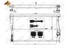 Радиатор системи охолодження двигуна NRF 53472 (фото 2)