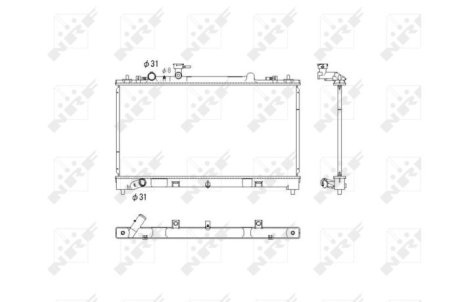 Радиатор NRF 53752