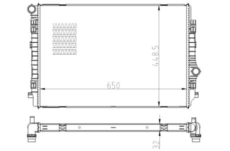 Радиатор NRF 550081