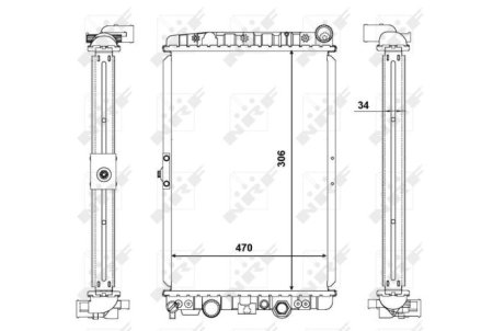 Радіатор NRF 56123