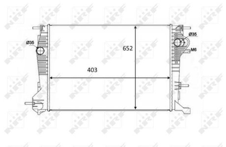 Деталь автомобиля. NRF 58488