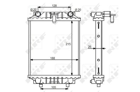 Радиатор NRF 59125