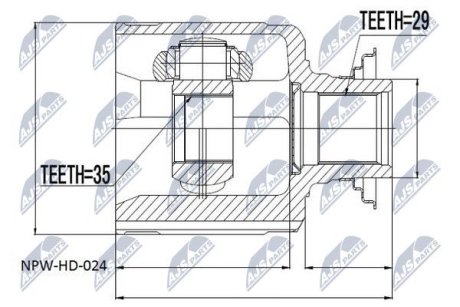 Автозапчасть NTY NPW-HD-024