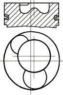 Поршень двигуна NURAL 87-337500-00