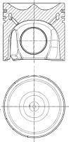 Поршень двигуна NURAL 87-420900-50