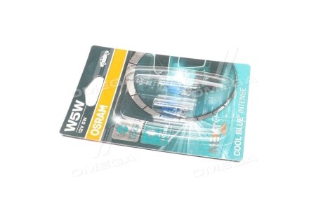 Лампа допоміжн. освітлення W5W 12V 5W W2.1x9.5d COOL BLUE Intense (2 шт) blister (вир-во) OSRAM 2825CBN-02B